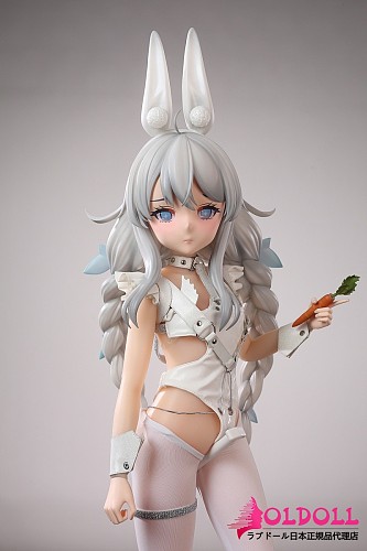 Otaku Doll Saber 65cm 3kg PUヘッド+シリコンボディ ル・マラン(昼寝好きのラピヌver) 白ストッキング うさ耳スタイル 美少女ラブドール