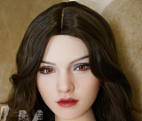 WMDOLL スーパー軽量化163cm Hカップ #198ヘッド 顎機能付き フルシリコン ホワイトファー衣装が映える欧米風ドール ボリューム感あふれる巨乳ラブドール