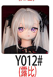 wmdoll アニメドール 157cm Bカップ 新作ヘッド#Y020 ２種類顔選択可能 ソフトビニール製ヘッド+シリコン製ボディ 金髪ツインテールの二次元美少女人形