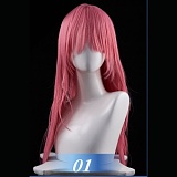 BC DOLL NSシリーズ 146cm Cカップ ヘッド N01Aあやか 銀髪うさ耳ブルーリボンビキニのアニメドール 舌ちら見せ美少女ラブドール