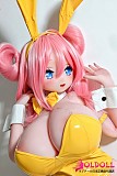 可愛い表情が魅力のアニメ系ドールフェイス接写
