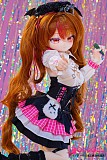 
白シャツと黒ピンクコーデのアニメドール ツインテール仕様
