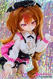 MW Girl(魔物姫) アニメドール 罗塞菈(luosaila)ソフトビニールヘッド＋シリコン製85cmバスト大ボディ 地雷系ツインテール美少女ラブドール 白シャツ×黒ピンクミニスカコーデ
