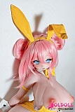 アニメ美少女ドール風デザインの撮影イメージ

