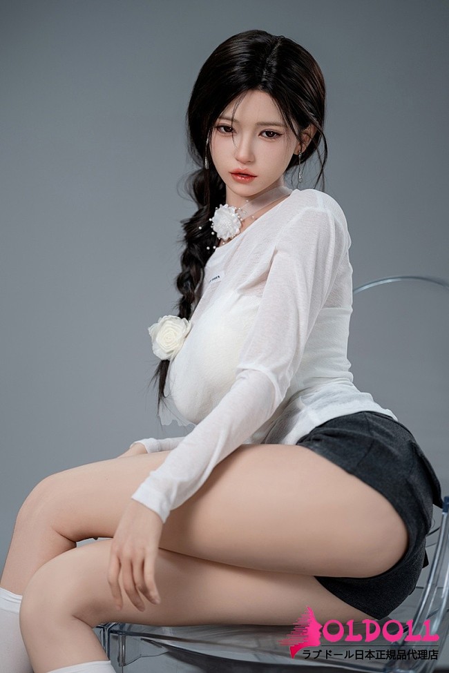 TOP-CYDOLL 168cm Fカップ ヘッドLiangメイク③ 白シアーロングTシャツ姿の清楚系ラブドール