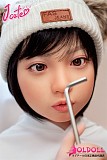 紫×白コーデが映える美少女ドールの撮影画像
