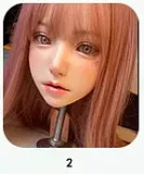 FUDOLL リアル皮膚版166cm Eカップ J050张银熙(zhangyinxi)ヘッド ROS口開閉機能選択可能 フルシリコン製 巨乳ラブドール 銀髪の中華風コスチューム美人モデル