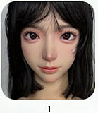 FUDOLL リアル皮膚版166cm Eカップ J050张银熙(zhangyinxi)ヘッド ROS口開閉機能選択可能 フルシリコン製 巨乳ラブドール 銀髪の中華風コスチューム美人モデル