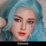 TOP-CYDOLL 170cm Cカップ Rowanヘッド フルシリコン製欧米風美人スタイルリアルドール ブラックメッシュスタイルの美人ラブドール