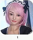 FUDOLL リアル皮膚版166cm Eカップ J050张银熙(zhangyinxi)ヘッド ROS口開閉機能選択可能 フルシリコン製 巨乳ラブドール 銀髪の中華風コスチューム美人モデル