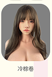 FUDOLL リアル皮膚版166cm Eカップ J050张银熙(zhangyinxi)ヘッド ROS口開閉機能選択可能 フルシリコン製 巨乳ラブドール 銀髪の中華風コスチューム美人モデル