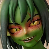 Climax doll シリコン製アニメドール 120cm Iカップ 爆乳ゴブリン 緑肌色超軽量化  異種族キャラクター人形 爆乳タイプセクシーフィギュア 独創的な個性派モンスター娘