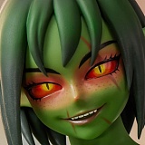 Climax doll シリコン製アニメドール 120cm Iカップ 爆乳ゴブリン 緑肌色超軽量化  異種族キャラクター人形 爆乳タイプセクシーフィギュア 独創的な個性派モンスター娘