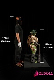 Climax doll シリコン製アニメドール 120cm Iカップ 爆乳ゴブリン 緑肌色超軽量化  異種族キャラクター人形 爆乳タイプセクシーフィギュア 独創的な個性派モンスター娘