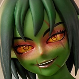 Climax doll シリコン製アニメドール 120cm Iカップ 爆乳ゴブリン 緑肌色超軽量化  異種族キャラクター人形 爆乳タイプセクシーフィギュア 独創的な個性派モンスター娘