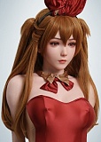 【20号】人造人(RZRDOLL) 163cm Eカップ Delux-​究極版Rメイクボディ 若依(ruoyi)ヘッド 口開閉機能選択可能 シリコン製 デートドレス＆タイトブラックドレス 美人ラブドール
