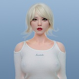 Real lady 159cm Hカップ R12 Haileyヘッド シリコン製 欧米風ドール グリーンビキニが映える巨乳ラブドール