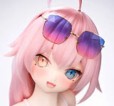 XYGO 141cm Cカップ 夏桃(Xiatao) シリコンヘッド+TPEボディ 白ロングワンピースと白ストッキング姿の美少女ラブドール