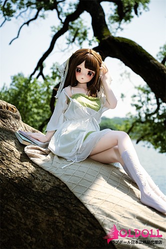 XYGO 141cm Cカップ 夏桃(Xiatao) シリコンヘッド+TPEボディ 白ロングワンピースと白ストッキング姿の美少女ラブドール