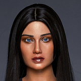 Real lady 159cm Hカップ R8 Lenaヘッド シリコン製 欧米風ドール キャミソールと白いロングスカートの巨乳ラブドール