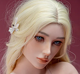 Irontechdoll 164cm Eカップ S40 ROS MAXヘッド フルシリコン製 欧米風ドール ブラックトップスとクラッシュ網タイツの巨乳ラブドール