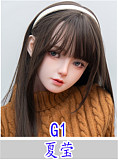 Irontechdoll 164cm Eカップ S40 ROS MAXヘッド フルシリコン製 欧米風ドール ブラックトップスとクラッシュ網タイツの巨乳ラブドール