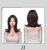 Irontechdoll 164cm Eカップ S40 ROS MAXヘッド フルシリコン製 欧米風ドール ブラックトップスとクラッシュ網タイツの巨乳ラブドール