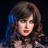 Real lady 159cm Hカップ R8 Lenaヘッド シリコン製 欧米風ドール キャミソールと白いロングスカートの巨乳ラブドール