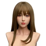 Doll Senior リアル皮膚ボディ165cm Fカップ ヘッド#27 凛紗(Linsha) フルシリコン製 白ニット×黒ストッキングの美人ラブドール