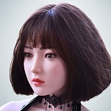 【20号】人造人(RZRDOLL) 163cm Eカップ Delux-究極版Rメイクボディ 若依(ruoyi)ヘッド 口開閉機能選択可能 シリコン製 美人ラブドール 白キャミソールとレーススカートが映える上品な人妻系ドール