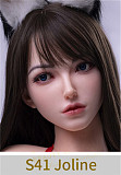 Irontechdoll 164cm Eカップ S13 ROS MAXヘッド フルシリコン製 巨乳ラブドール ブラックホルターネックワンピースが映える欧米風ドール