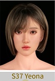 Irontechdoll 164cm Eカップ S13 ROS MAXヘッド フルシリコン製 巨乳ラブドール ブラックホルターネックワンピースが映える欧米風ドール