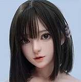 蛍火日記 165cm Cカップ MAXリアル皮膚版 メアリーメイク⑦ヘッド フルシリコン製 超擬真ラブドール 白シャツとパープルランジェリーが映える欧米風ドール