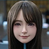 蛍火日記 165cm Cカップ MAXリアル皮膚版 メアリーメイク⑦ヘッド フルシリコン製 超擬真ラブドール 白シャツとパープルランジェリーが映える欧米風ドール