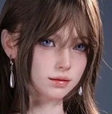蛍火日記 164cm Iカップ MAXリアル皮膚版 メアリーメイク⑧ヘッド フルシリコン製 ハイスリットドレスの欧米風ドール 金髪セレブスタイル