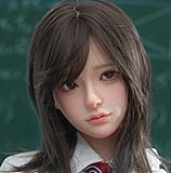 蛍火日記 165cm Cカップ MAXリアル皮膚版 メアリーメイク⑦ヘッド フルシリコン製 超擬真ラブドール 白シャツとパープルランジェリーが映える欧米風ドール