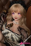 正面から楽しむ美少女ドールの整ったフェイスラインと優しい表情
