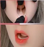 J cute 149cm バスト平 AGD01 澪ヘッド シリコン製 白タンクトップ×赤ショートパンツのツインテール 貧乳ドール