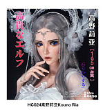 ElsaBabe 等身大アニメドール 163cm 爆乳RAHC011 早川可可Hayakawa Cocoヘッド 白いローブとヘッドスカーフ姿の幽霊コスプレラブドール