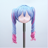 MW Girl(魔物姫) アニメドール 罗塞菈(luosaila)ソフトビニールヘッド＋シリコン製85cmバスト大ボディ 地雷系ツインテール美少女ラブドール 白シャツ×黒ピンクミニスカコーデ