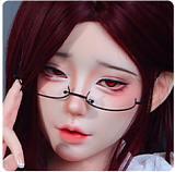 LACE DOLL 163cm Hカップ 玄叶(xuanye)メイク①ヘッド 美人ラブドール 黒レースランジェリーと黒ストッキングをまとった巨乳リアルドール