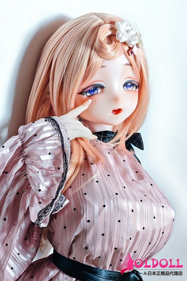 ElsaBabe アニメドール 144cm AHR023 Suwabe Harukaヘッド ボディ材質選択可能 ピンクワンピース姿のオレンジヘア美少女ラブドール
