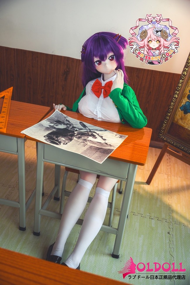 【宣伝画像と同じ衣装3着・ウィッグ付き】羊角社doll（Croissant Doll）155cm-MAX (155M) #B08（千鶴ちゃん） 手描くメイク ビニールヘッド+S-TPE製ボディ  公認コラボの美少女 アニメドール