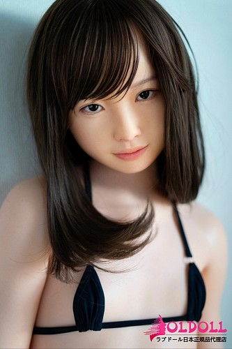 J cute 149cm バスト平 AGD01 澪ヘッド フルシリコン製 黒ビキニ姿の清楚系 貧乳ラブドール
