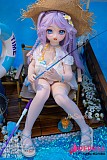 ラブドール 白ワンピースで釣りを楽しむ紫髪美少女
