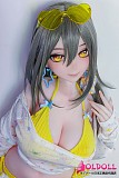 水田新奈 アニメドール 振り向きながら見つめる可愛い表情
