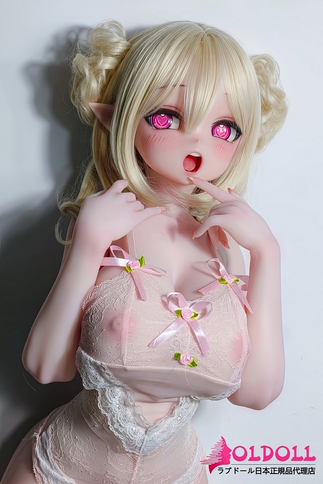 ElsaBabe  アニメドール  148cm  RAD043 浅香萌里 (Asaka Moeri)ヘッド ボディ素材選択可能 金髪お団子ヘア ハート目美少女ダッチワイフ