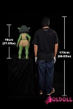 Climax doll シリコンミニドール 70cm AT-Kaela ゴブリン アニメドール グリーン肌色 セクシーフィギュア ファンタジー系ラブドール
