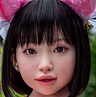 J cute 124cm バスト平 AGB36ハニーヘッド フルシリコン製 貧乳ドール グレーストライプ下着 清楚系ダッチワイフ