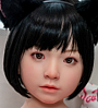 J cute 149cm バスト平 AGD01 澪ヘッド フルシリコン製 黒ビキニ姿の清楚系 貧乳ラブドール